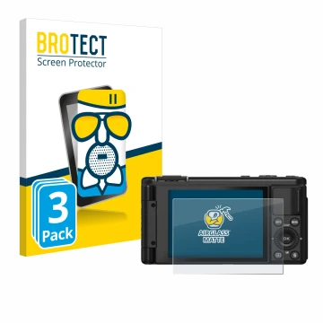Face avant d’un emballage produit avec le logo de la marque BROTECT. À côté, l’appareil Yashica City 100 est représenté avec l