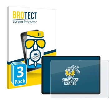 Face avant d’un emballage produit avec le logo de la marque BROTECT. À côté, l’appareil Teclast P50 AI est représenté avec la 