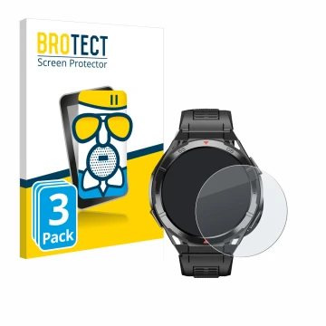 Face avant d’un emballage produit avec le logo de la marque BROTECT. À côté, l’appareil Oukitel BT12 1.43