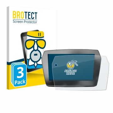 Face avant d’un emballage produit avec le logo de la marque BROTECT. À côté, l’appareil Voge 525DSX 2025 est représenté avec l