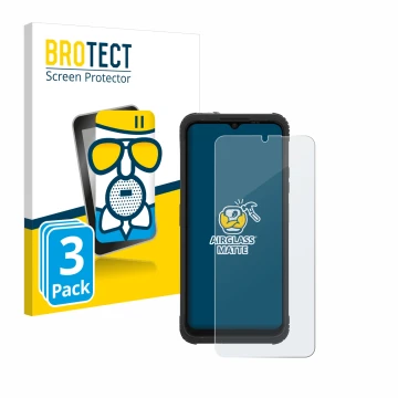 Face avant d’un emballage produit avec le logo de la marque BROTECT. À côté, l’appareil AGM H Max est représenté avec la prote