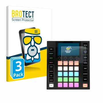 Face avant d’un emballage produit avec le logo de la marque BROTECT. À côté, l’appareil Wolfmix W1 MK2 est représenté avec la 