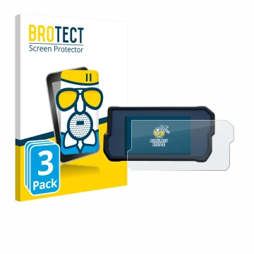 Face avant d’un emballage produit avec le logo de la marque BROTECT. À côté, l’appareil KTM 390 / 890 Adventure 2020+ est repr