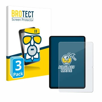 Face avant d’un emballage produit avec le logo de la marque BROTECT. À côté, l’appareil Xiaomi Pad 7 Pro est représenté avec l