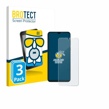 Face avant d’un emballage produit avec le logo de la marque BROTECT. À côté, l’appareil ZTE Nubia Neo est représenté avec la p