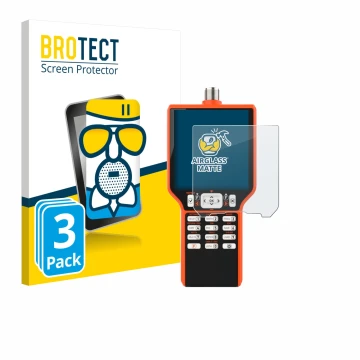 Face avant d’un emballage produit avec le logo de la marque BROTECT. À côté, l’appareil RigExpert MATCH est représenté avec la