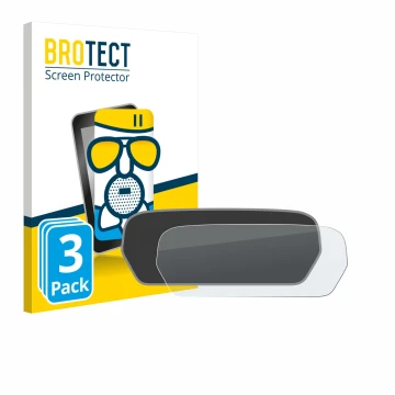 Face avant d’un emballage produit avec le logo de la marque BROTECT. À côté, l’appareil Audi S3 8Y (2024) est représenté avec 