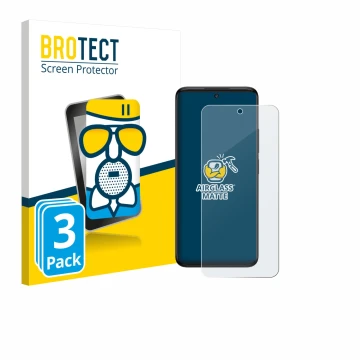Face avant d’un emballage produit avec le logo de la marque BROTECT. À côté, l’appareil TCL 60 5G est représenté avec la prote
