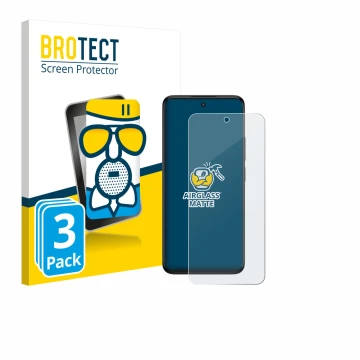 Face avant d’un emballage produit avec le logo de la marque BROTECT. À côté, l’appareil TCL SE NxtPaper 5G est représenté avec