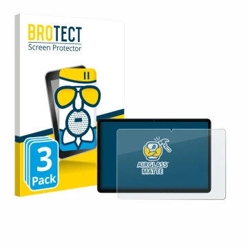 Face avant d’un emballage produit avec le logo de la marque BROTECT. À côté, l’appareil Xiaomi Redmi Pad 2 est représenté avec