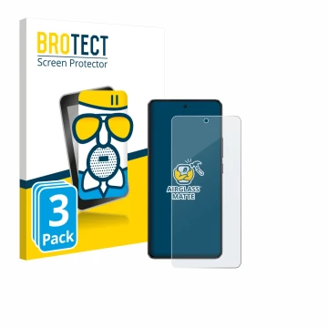 Face avant d’un emballage produit avec le logo de la marque BROTECT. À côté, l’appareil realme GT 7 est représenté avec la pro