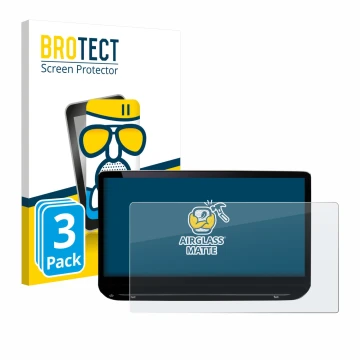 Face avant d’un emballage produit avec le logo de la marque BROTECT. À côté, l’appareil Skoda Octavia Combi Selection 13