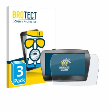 Face avant d’un emballage produit avec le logo de la marque BROTECT. À côté, l’appareil Voge 625 2025 est représenté avec la p