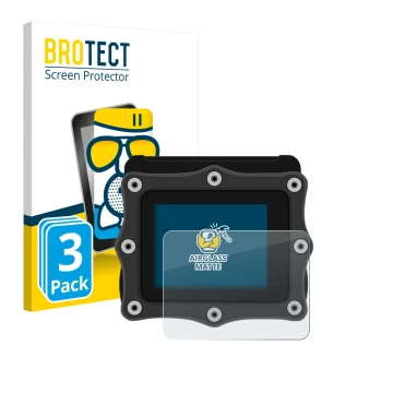 Face avant d’un emballage produit avec le logo de la marque BROTECT. À côté, l’appareil Shearwater Perdix 2 est représenté ave