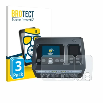 Face avant d’un emballage produit avec le logo de la marque BROTECT. À côté, l’appareil SkyRc D750 Mix est représenté avec la 