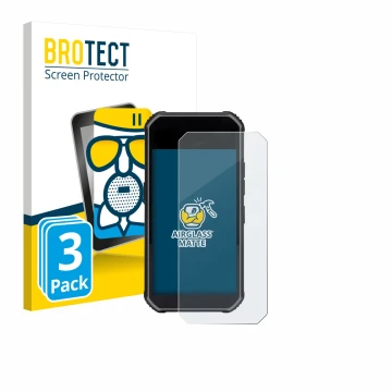 Face avant d’un emballage produit avec le logo de la marque BROTECT. À côté, l’appareil SkyCaddie Pro 5X est représenté avec l