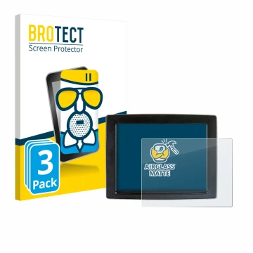 Face avant d’un emballage produit avec le logo de la marque BROTECT. À côté, l’appareil John Deere GreenStar est représenté av