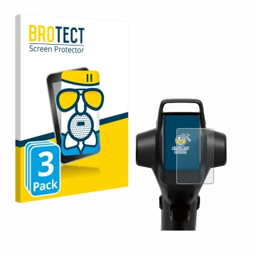 Face avant d’un emballage produit avec le logo de la marque BROTECT. À côté, l’appareil Segway GT3 Pro est représenté avec la 