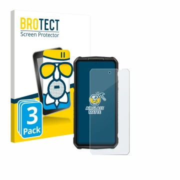 Face avant d’un emballage produit avec le logo de la marque BROTECT. À côté, l’appareil Ulefone Armor 29 Ultra est représenté 