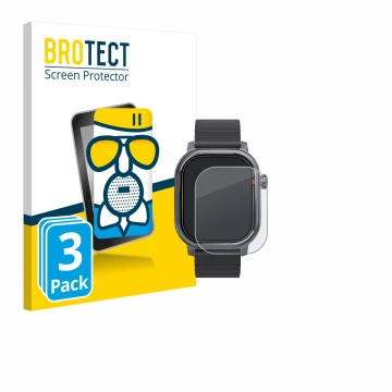 Face avant d’un emballage produit avec le logo de la marque BROTECT. À côté, l’appareil Kospet Pulse est représenté avec la pr