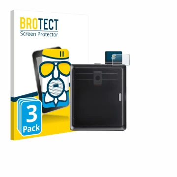 Face avant d’un emballage produit avec le logo de la marque BROTECT. À côté, l’appareil Anycubic Kobra S1 / S1 Combo est repré