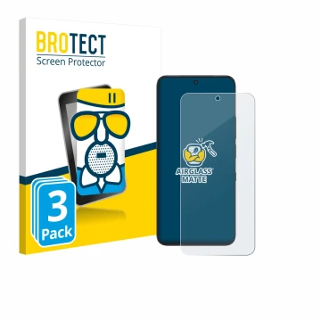 Face avant d’un emballage produit avec le logo de la marque BROTECT. À côté, l’appareil TCL NXTPAPER 60 Ultra est représenté a