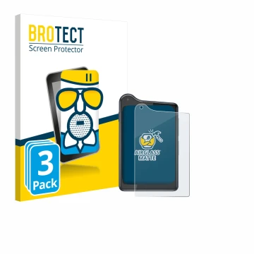 Face avant d’un emballage produit avec le logo de la marque BROTECT. À côté, l’appareil Xiaomi Qin K25 est représenté avec la 