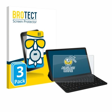 Face avant d’un emballage produit avec le logo de la marque BROTECT. À côté, l’appareil Laptok LAPA7LBK 11