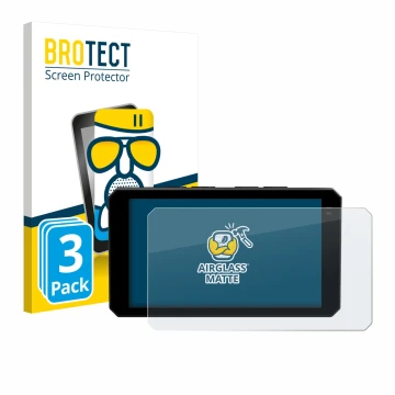 Face avant d’un emballage produit avec le logo de la marque BROTECT. À côté, l’appareil Chigee AIO-6 LTE 4G est représenté ave