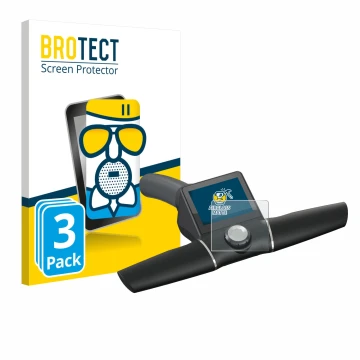 Face avant d’un emballage produit avec le logo de la marque BROTECT. À côté, l’appareil Motocaddy M7 GPS Remote est représenté