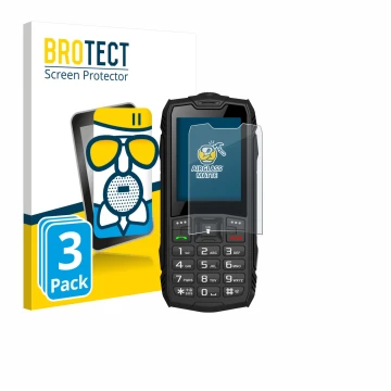 Face avant d’un emballage produit avec le logo de la marque BROTECT. À côté, l’appareil Hammer Rock est représenté avec la pro