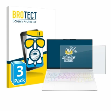Face avant d’un emballage produit avec le logo de la marque BROTECT. À côté, l’appareil Lenovo Legion 7i Gen 10 16