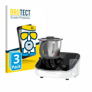 Face avant d’un emballage produit avec le logo de la marque BROTECT. À côté, l’appareil TOKIT Omni Cook C2 est représenté avec