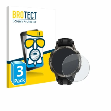 Face avant d’un emballage produit avec le logo de la marque BROTECT. À côté, l’appareil Kospet Tank T4 est représenté avec la 