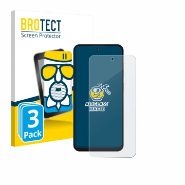 Face avant d’un emballage produit avec le logo de la marque BROTECT. À côté, l’appareil Oukitel C69 est représenté avec la pro