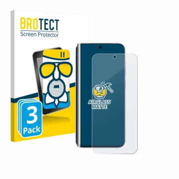 Face avant d’un emballage produit avec le logo de la marque BROTECT. À côté, l’appareil Vivo X300 Pro est représenté avec la p