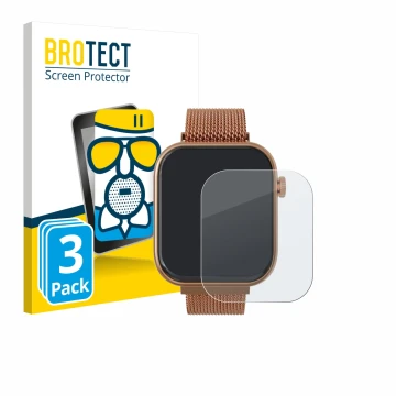 Face avant d’un emballage produit avec le logo de la marque BROTECT. À côté, l’appareil Techmade M-GLAM011 1.75