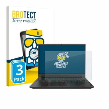 Face avant d’un emballage produit avec le logo de la marque BROTECT. À côté, l’appareil Gigabyte G6X est représenté avec la pr