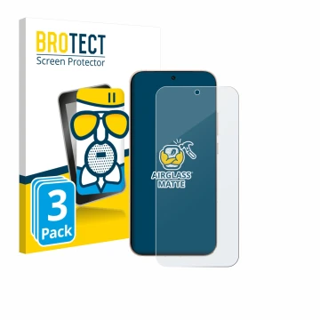 Face avant d’un emballage produit avec le logo de la marque BROTECT. À côté, l’appareil Oppo Reno 15 Pro est représenté avec l