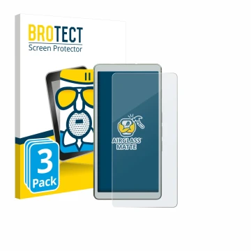 Face avant d’un emballage produit avec le logo de la marque BROTECT. À côté, l’appareil Viwoods AiPaper Reader est représenté 