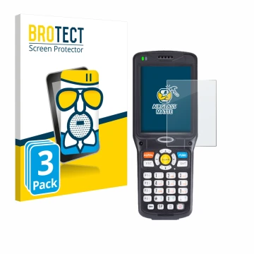 Face avant d’un emballage produit avec le logo de la marque BROTECT. À côté, l’appareil Unitech HT510A est représenté avec la 