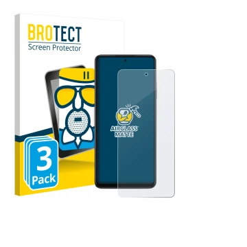 Face avant d’un emballage produit avec le logo de la marque BROTECT. À côté, l’appareil Oppo K13x est représenté avec la prote