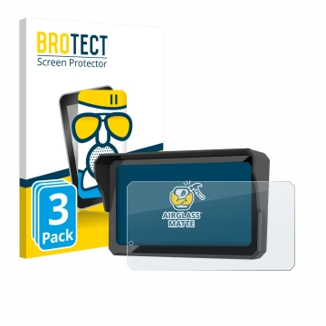 Face avant d’un emballage produit avec le logo de la marque BROTECT. À côté, l’appareil Carpuride W602BS est représenté avec l