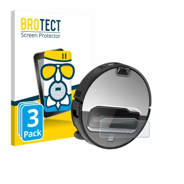 Face avant d’un emballage produit avec le logo de la marque BROTECT. À côté, l’appareil Roborock Saros Z70 est représenté avec