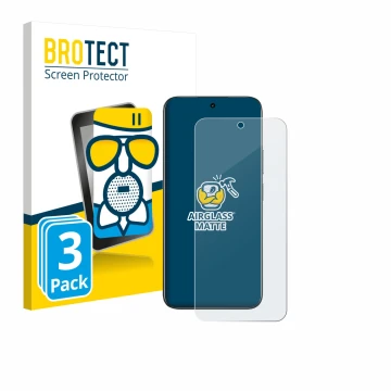 Face avant d’un emballage produit avec le logo de la marque BROTECT. À côté, l’appareil realme C85 est représenté avec la prot
