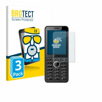 Face avant d’un emballage produit avec le logo de la marque BROTECT. À côté, l’appareil Energizer E288S est représenté avec la