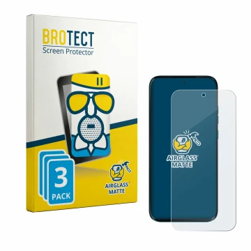 Face avant d’un emballage produit avec le logo de la marque BROTECT. À côté, l’appareil Motorola Moto G87 est représenté avec 