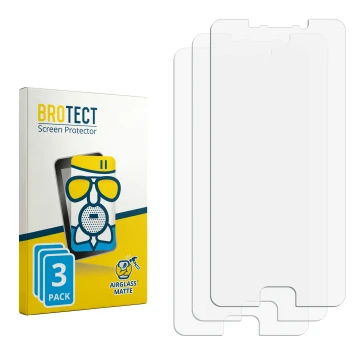 Face avant d’un emballage produit avec le logo de la marque BROTECT. À côté se trouve la protection d’écran correspondante.