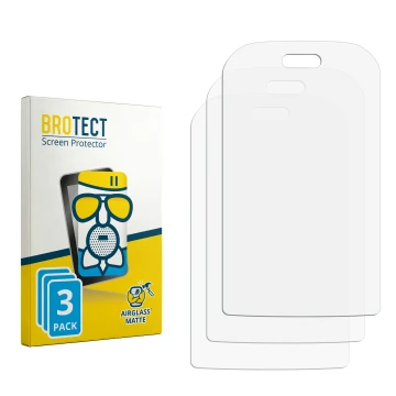Face avant d’un emballage produit avec le logo de la marque BROTECT. À côté se trouve la protection d’écran correspondante.