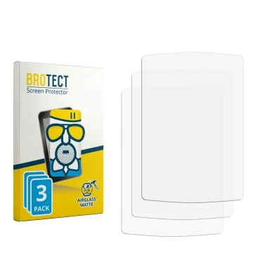 Face avant d’un emballage produit avec le logo de la marque BROTECT. À côté se trouve la protection d’écran correspondante.